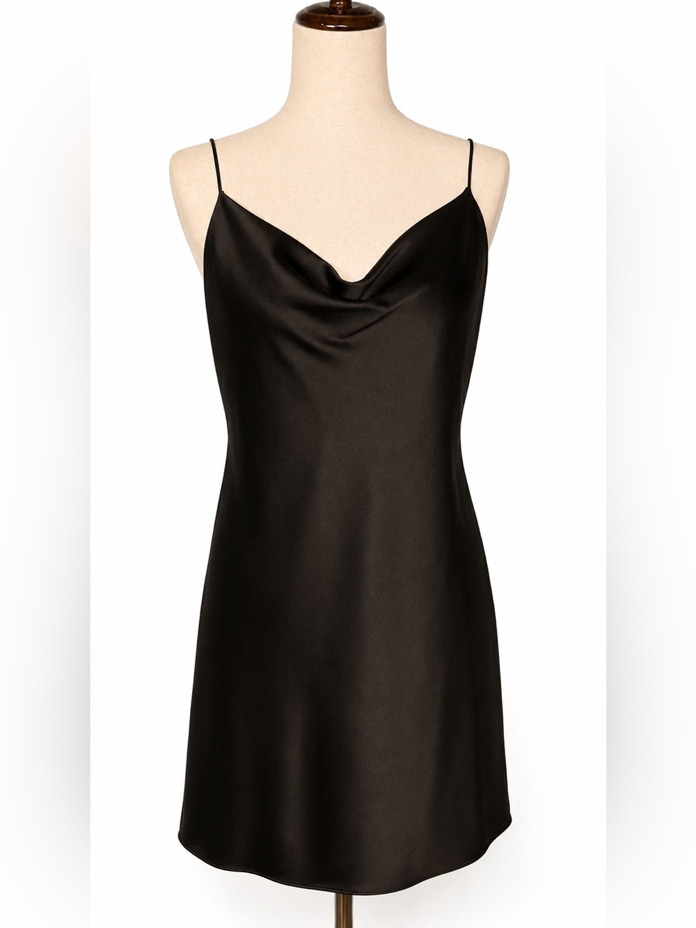 Alice + Olivia slip dress w cowl neckline & spaghetti straps.  12- fits like 10